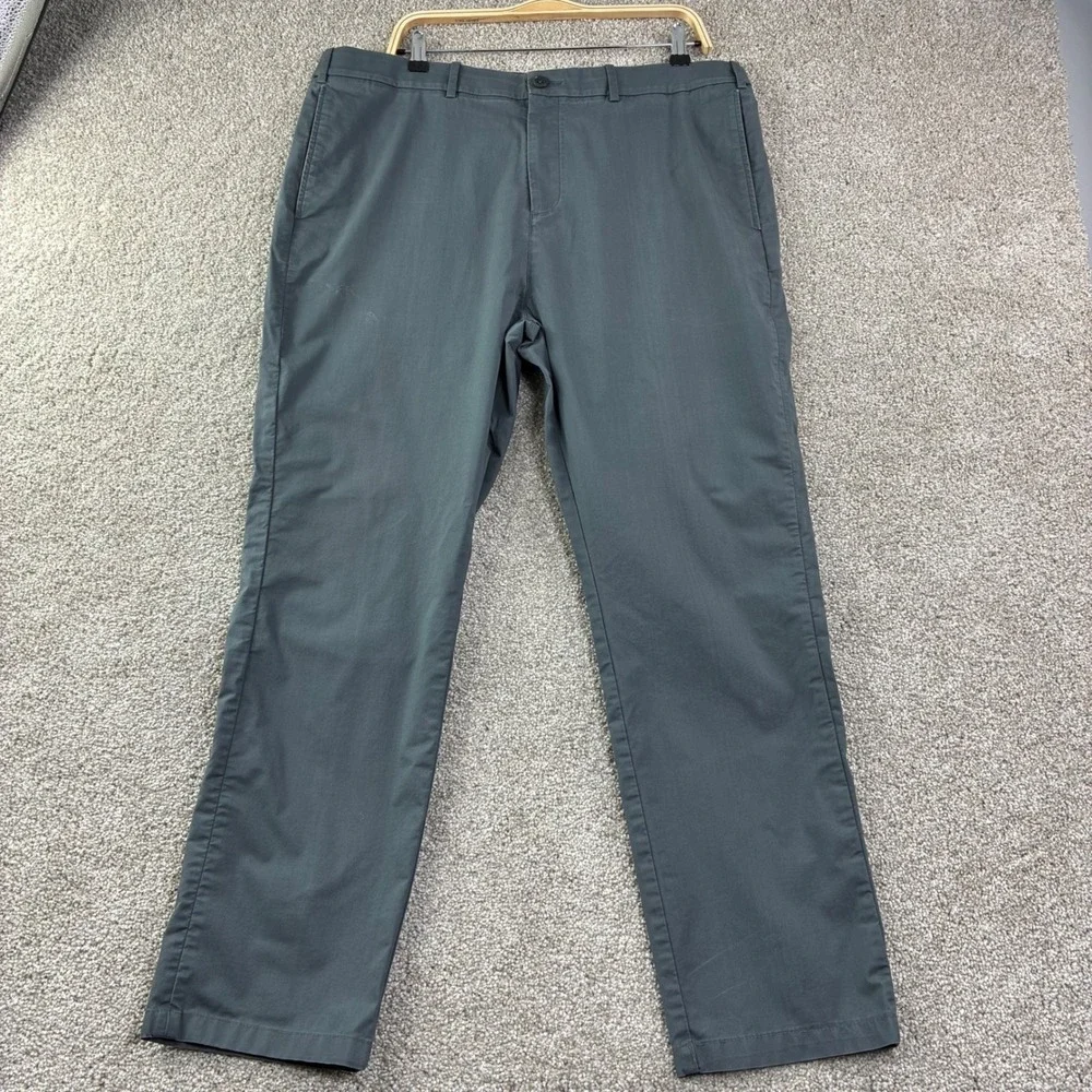 Hill City Mens Everyday Tech Pants Slate Gray Cotton Nylon Stretch 38x32 RN54023